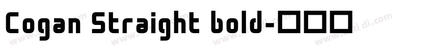 Cogan Straight bold字体转换 Cogan Straight bold字体转换